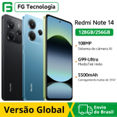Imagem da oferta Smartphone Xiaomi redmi note 14 helio G99-Ultra 108mp câmera ai 6.67 "120hz display amoled