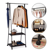 Imagem da oferta Arara De Roupas Cabideiro Sapateira Loja Prateleira Quarto