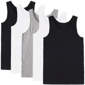 Imagem da oferta Kit 5 Camiseta Regata Masculina Algodão Premium