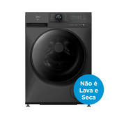 Imagem da oferta Máquina de Lavar 11kg Titanium Slim Healthguard Conectada Midea MF201W110WB/GK-01 - 127V -  - Sua melhor