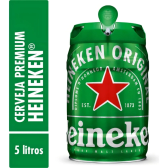 Imagem da oferta Cerveja Premium Heineken Barril 5 Litros