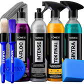 Imagem da oferta Kit Lavagem Automotiva Completa Vonixx Cera Carnauba Tok Final V-Floc Revitalizador de Plasticos intense Sintra fast