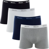 Imagem da oferta Kit 4 Cuecas Boxer Mash Box Algodão Cotton Original Com Nf
