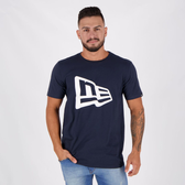 Imagem da oferta Camiseta New Era Essentials Flag Branded Marinho