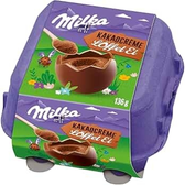 Imagem da oferta Ovo de Páscoa de Colher Milka Spoonable Creme de Cacau 136g (4 unidades de 34g cada) + Colher de Madeira