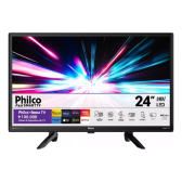 Imagem da oferta Smart TV de 24" Philco Roku TV PTV24G5YR2CP com tela HD HD 127/220V - preto
