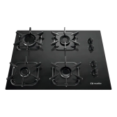 Imagem da oferta Cooktop Mueller MCG4BK 4 bocas com queimador grades de ferro fundido preto 127V/220V