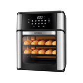 Imagem da oferta Air Fryer Mondial Forno Oven AFON-12L-BI Preta 12L - Fritadeira sem Óleo Air Fryer - Magazine Wilsilva