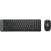 Imagem da oferta Teclado e Mouse sem fio Logitech MK220 com Design Compacto Conexão USB Layout ABNT2 Preto