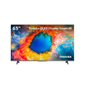 Imagem da oferta Smart TV QLED 65" 4K Toshiba 65C450NS Google TV 4 HDMI 2 USB Wi-Fi - TB036MD