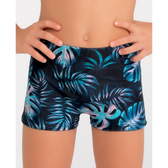 Imagem da oferta Sunga infantil Boxer Estampada Folhas