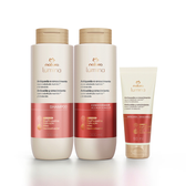 Imagem da oferta Kit Shampoo Condicionador e Máscara Lumina Antiqueda e Crescimento