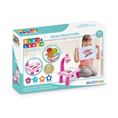 Imagem da oferta Mesa Projetora Para Desenhar Rosa Play e Learn Multikids - BR1601