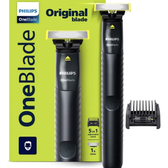 Imagem da oferta Philips Oneblade Qp142510 novo pente 5 em 1 ajustável para aparar barba uso seco e úmido Corte modele e barbeie.