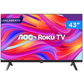 Imagem da oferta Smart TV 43" Full HD DLED AOC Série 5045 43S5045/78G VA Wi-Fi 3 HDMI 1 USB