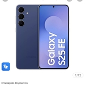 Imagem da oferta Celular Samsung Galaxy S25 FE 5G 256GB 8GB RAM,Câmera Tripla de 50+12+8 Tela Grande de 6.7"