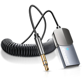 Imagem da oferta Adaptador Aux Bluetooth para carro receptor Bluetooth 5.0 com cancelamento de ruído Essager