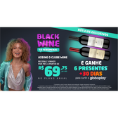 Imagem da oferta 2 Vinhos por mês + 6 presentes + Assinatura Globoplay por 30 dias