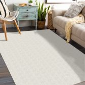 Imagem da oferta Tapete De Sala Moderno 1,50m X 2,00m Mandacaru + Brinde Cor Bege Desenho Do Tecido Geométrico