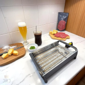 Imagem da oferta Churrasqueira Elétrica Portátil Sem Fumaça 127 V Craqueado