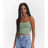 Imagem da oferta Blusa Cropped de Alcinha em Poliamida