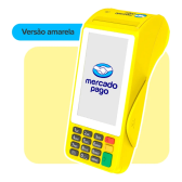 Imagem da oferta Mercado Pago Point Pro3 Maquininha Cartão 4g Amarela
