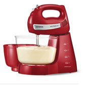 Imagem da oferta Batedeira Mondial Premium Bella Massa Inox B-29 NP com 4 Velocidades e 500W Vermelha - 110V