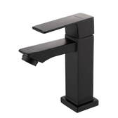 Imagem da oferta Torneira Banheiro Luxo Quadrada 14 Volta Inox Aço Preta Bancada Pia Banheiro Alto Padrão