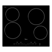 Imagem da oferta Cooktop 4 Bocas Midea Vitrocerâmico Touch 4q Preto 220v