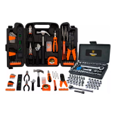 Imagem da oferta Kit Jogo De Ferramentas Completo C/ Soquetes E Chaves The Black Tools