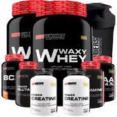 Imagem da oferta Whey Protem+ BCAA+ CREATINA+ GLUTAMINA+