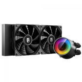 Imagem da oferta Water Cooler GamerStorm DeepCool Castle V2 RGB 240mm Intel-AMD Black DP-GS-H12AR-CS240V2