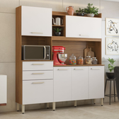 Imagem da oferta Armario De Cozinha 6 Portas 2 Gavetas Select
