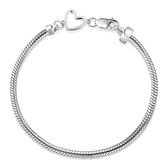 Imagem da oferta Pulseira Vivara Life Coração em Prata 925