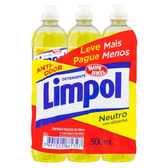Imagem da oferta Detergente Líquido Neutro Limpol Squeeze 500ml
