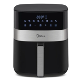 Imagem da oferta Fritadeira Air Fryer 6l Smart Chef Plus Cor Preta Midea