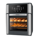 Imagem da oferta Fritadeira Elétrica Air Fryer Forno Mondial AFON-12L-GI 12L 2000W Painel Digital Preto - 110V