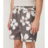 Imagem da oferta Bermuda com Cós Elástico e Estampa Havaiana