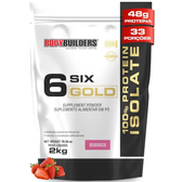 Imagem da oferta Whey Protein Isolado Six Gold Morango 2kg - Bodybuilders