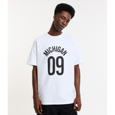 Imagem da oferta Camiseta em Algodão com Estampa de Michigan