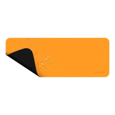 Imagem da oferta Geonav Mouse Pad Desk Tecido sintético (PU) impermeável Dupla Face 80x30cm OFDP02BK Preto e Caramelo