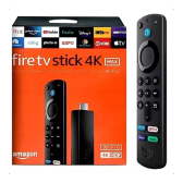 Imagem da oferta Amazon Fire Tv Stick 4k Max Wifi 6 Dolby Vison Atmos Ultrahd Cor Preto Tipo de controle remoto De voz