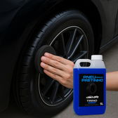 Imagem da oferta Pneu Pretinho Concentrado Automotivo Brilho Molhado baba de Camelo Brilha Pneu 5 Litros