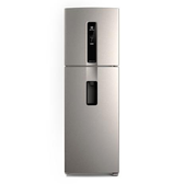 Imagem da oferta Geladeira Electrolux Frost Free Inverter 409L Água na Porta com AutoSense Duplex Inox Look (IW46S)