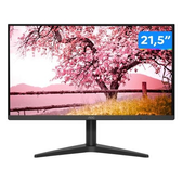 Imagem da oferta Monitor AOC B1 21.5" LED 6,5ms 75Hz FHD LowBlue Mode/FlickerFree VGA/HDMI - 22B1HM5