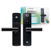 Imagem da oferta Smart Fechadura Wi-Fi de Embutir Positivo Casa Inteligente - Bluetooth - Abertura Biométrica Senha Cartão App - Pre