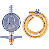 Imagem da oferta Regulador de Gás Acabamento Bruto 50501 com Mangueira de 1,20 Metro - 061784 - ALIANÇA