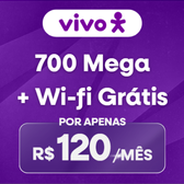 Imagem da oferta R$ 360 OFF: Vivo Fibra 700 Mega + Wi-Fi e Instalação Grátis
