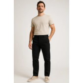 Imagem da oferta Calça Sarja Slim Masculina Bolso Faca Esporte Fino Moderno