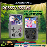 Imagem da oferta Anbernic-RG353V Console de Jogos Portátil Retro 3.5 "Tela IPS Android 11 Linux OS Vídeo Portátil RK3566 Present